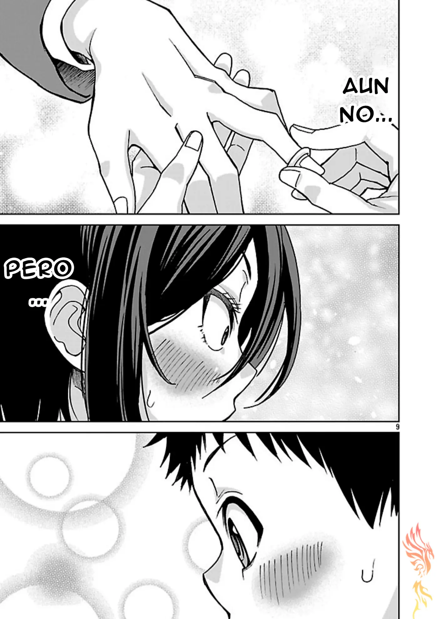 Hitomi-chan es Timida con los Extraños capítulo 127, página 10