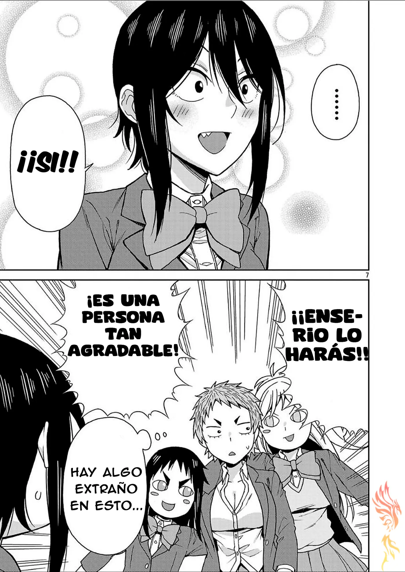 Hitomi-chan es Timida con los Extraños capítulo 128, página 8