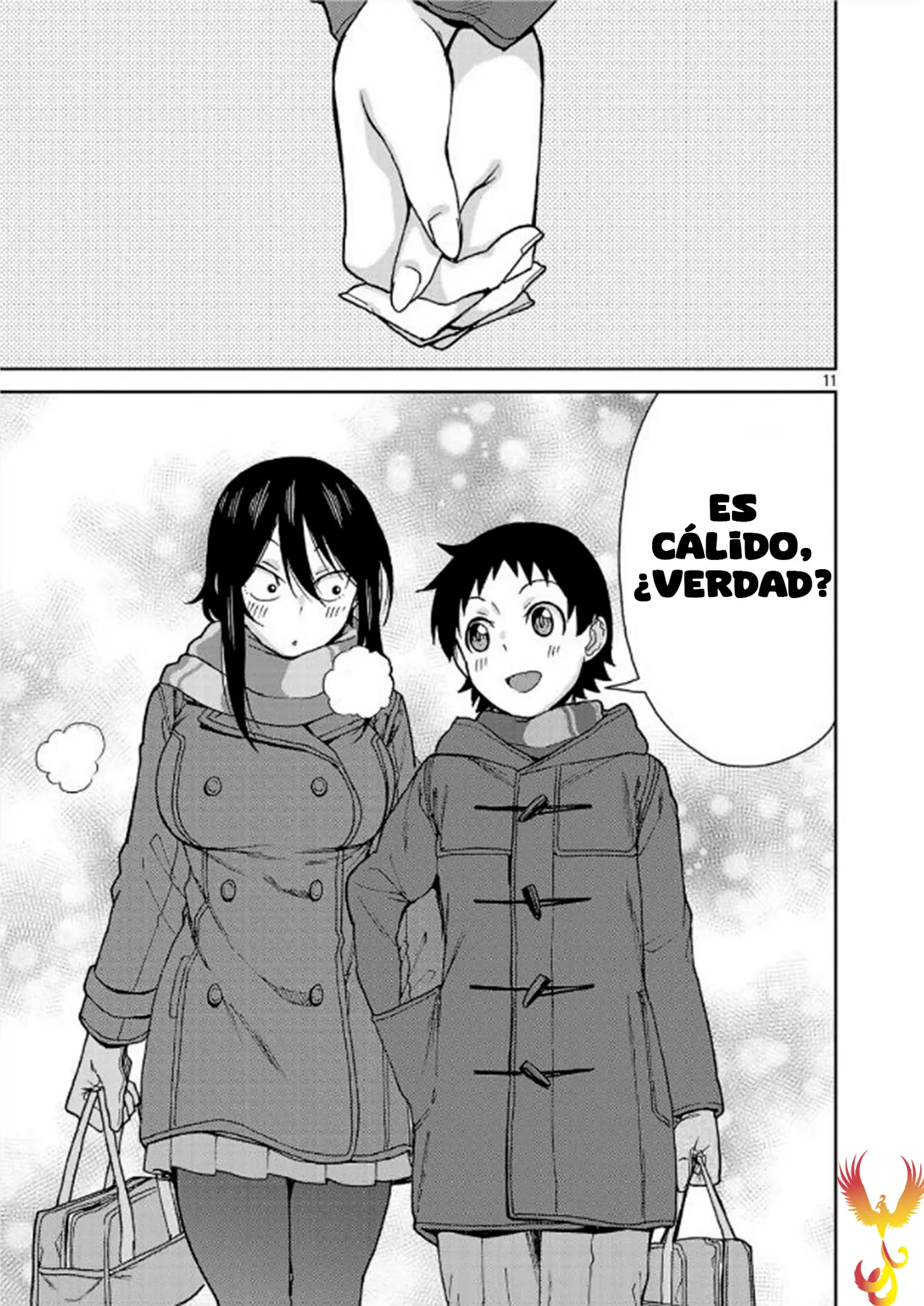 Hitomi-chan es Timida con los Extraños capítulo 130, página 12