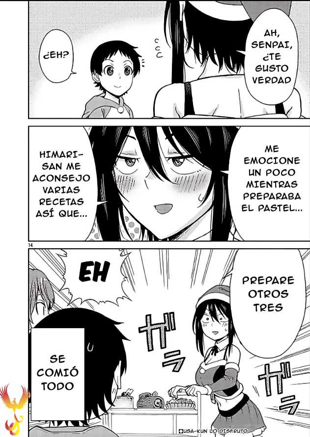Hitomi-chan es Timida con los Extraños capítulo 131, página 14