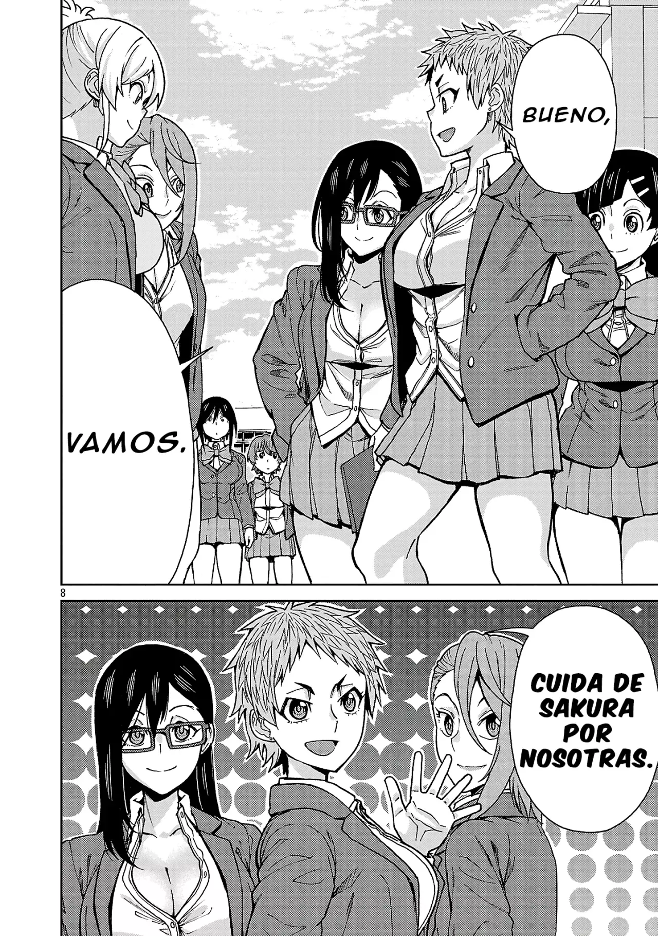 Hitomi-chan es Timida con los Extraños capítulo 140, página 8