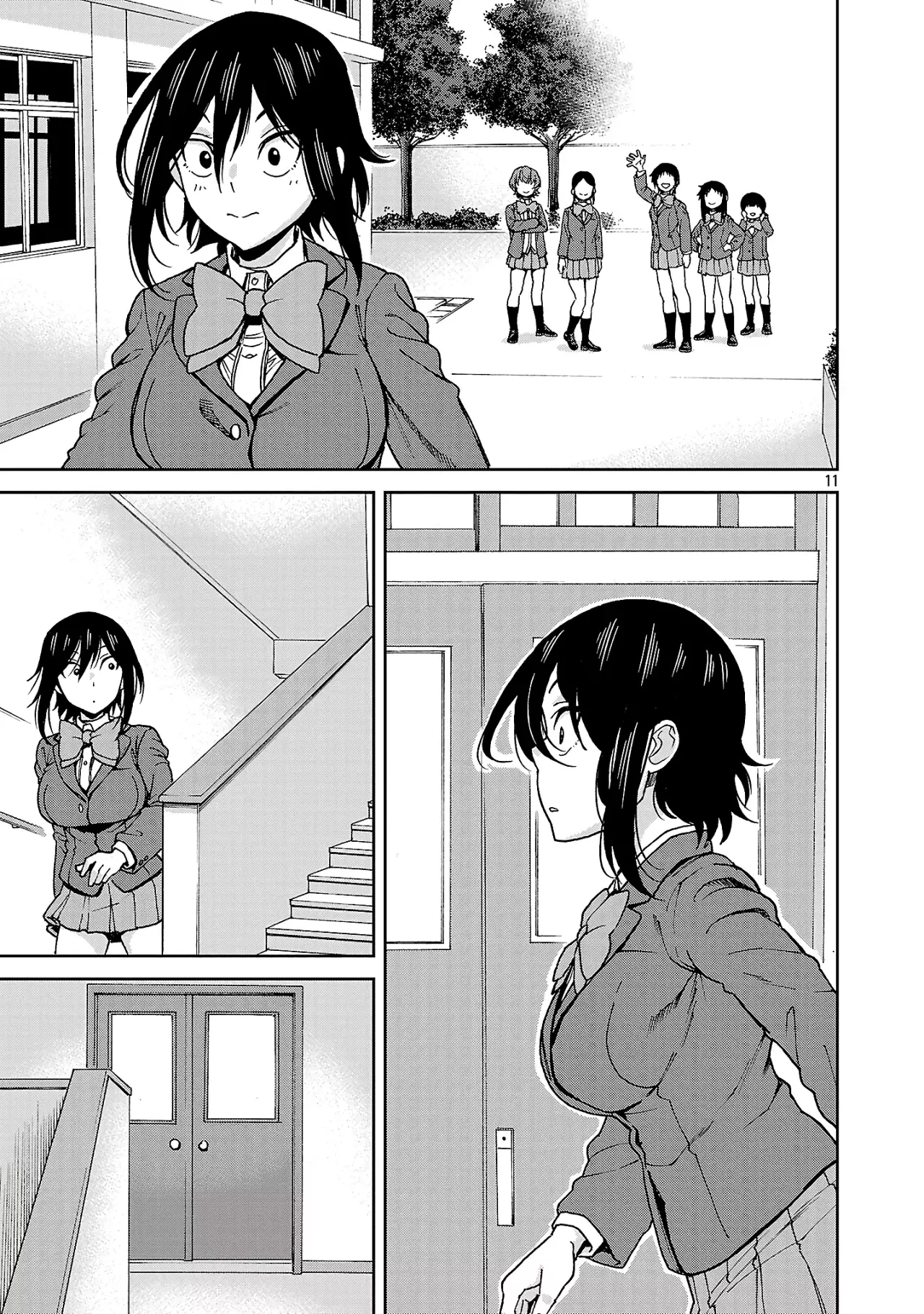 Hitomi-chan es Timida con los Extraños capítulo 140, página 11