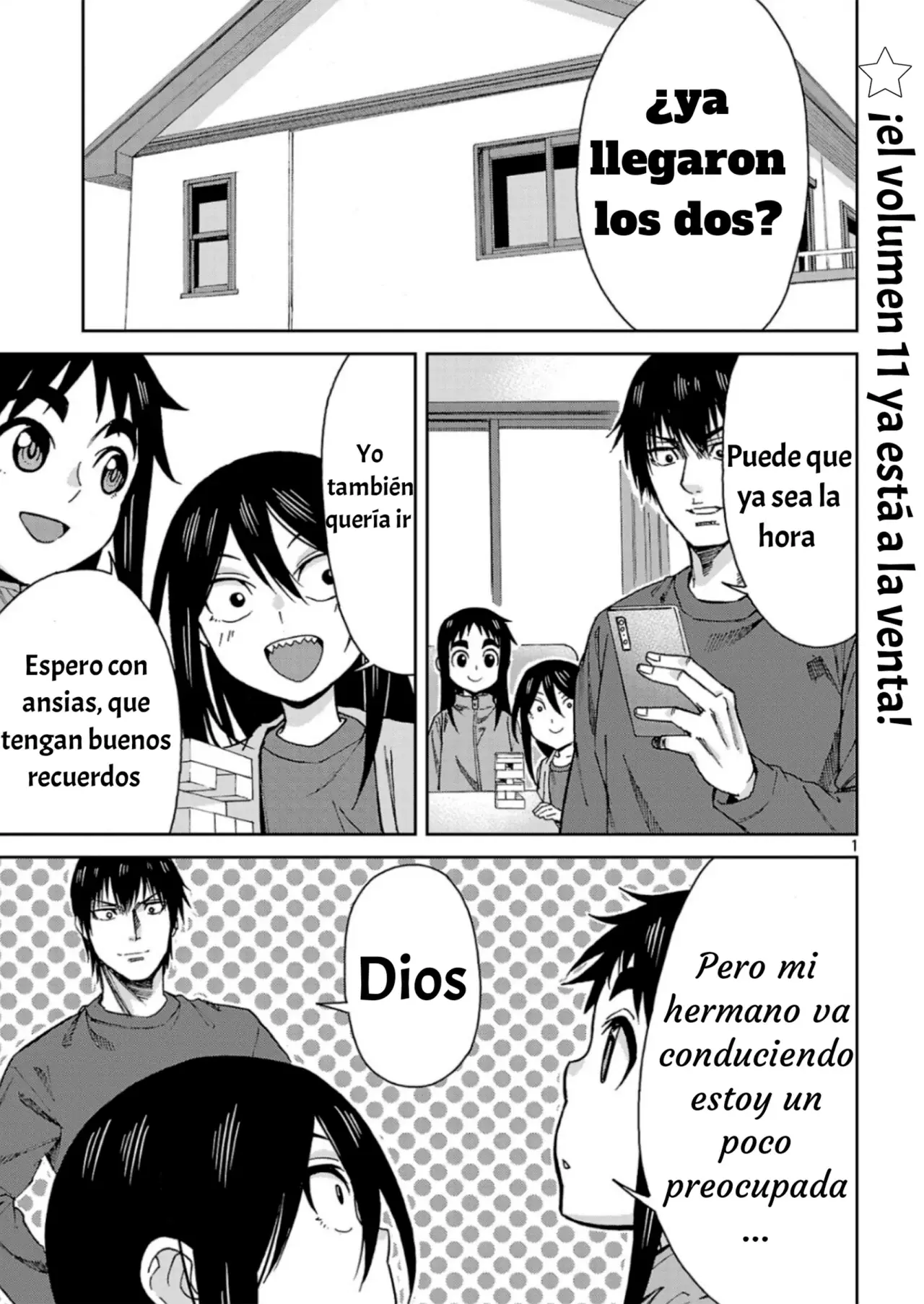 Hitomi-chan es Timida con los Extraños capítulo 142, página 3