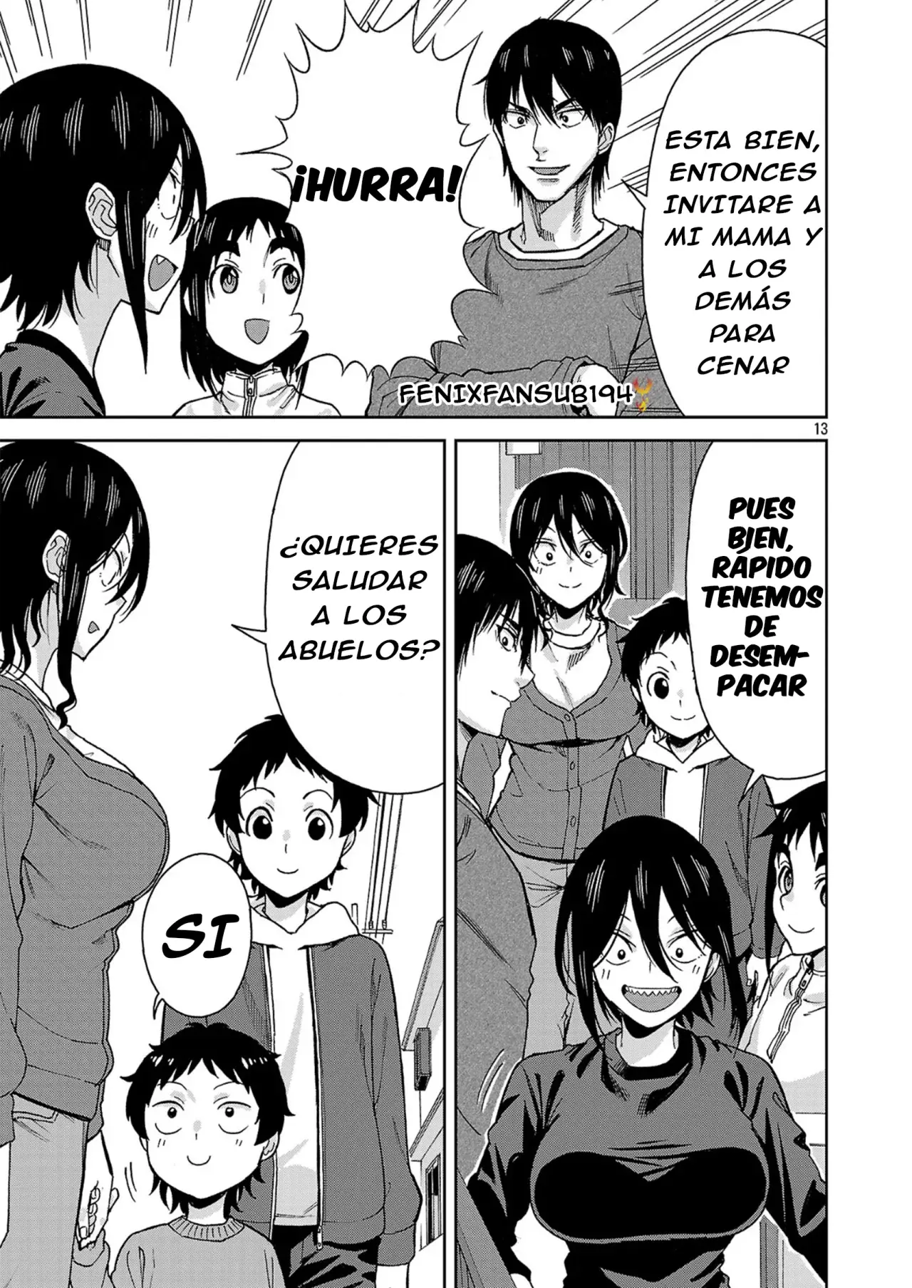 Hitomi-chan es Timida con los Extraños capítulo 144, página 14