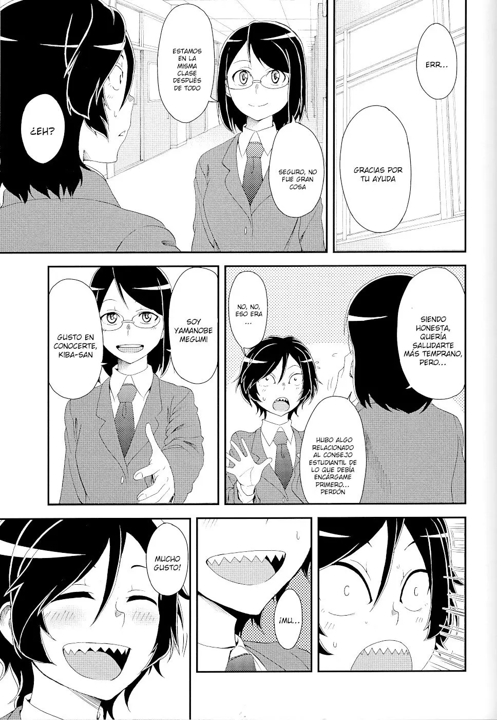 Hitomi-chan es Timida con los Extraños capítulo 15.5, página 11