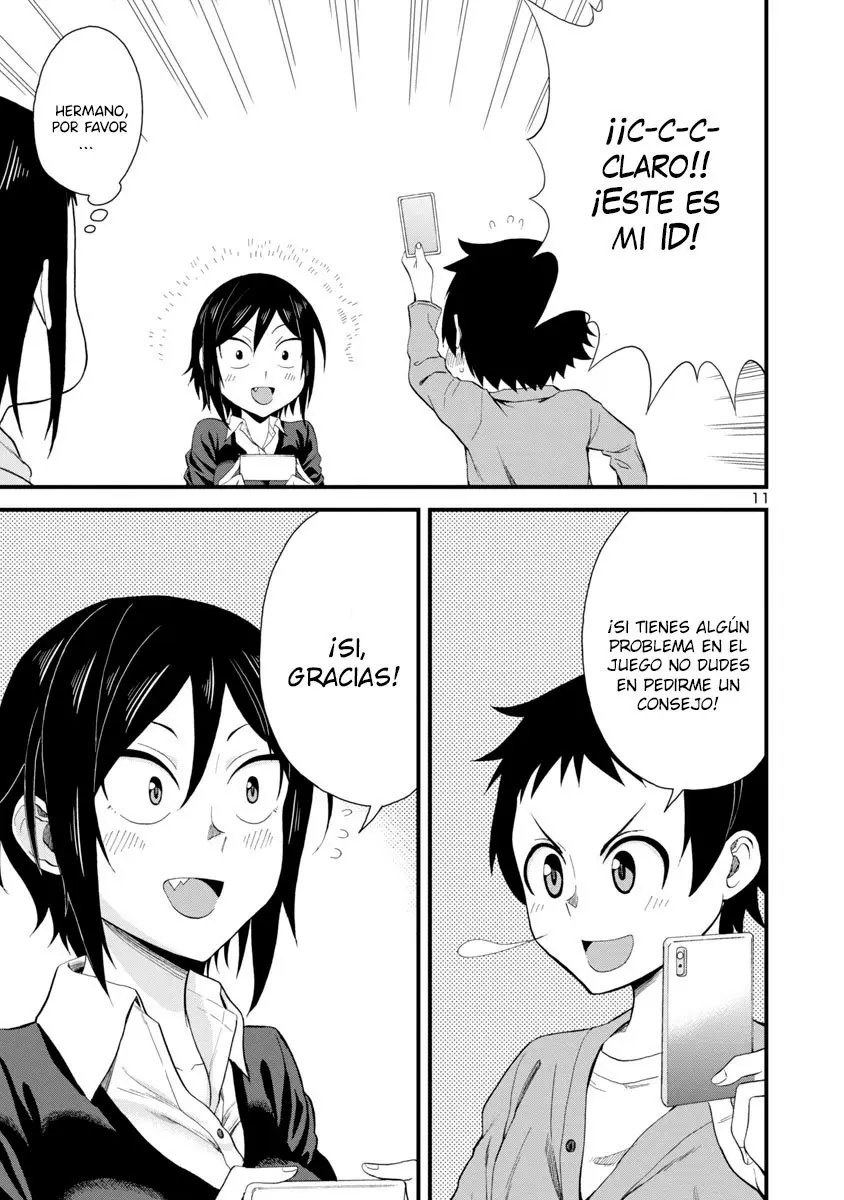Hitomi-chan es Timida con los Extraños capítulo 16, página 11