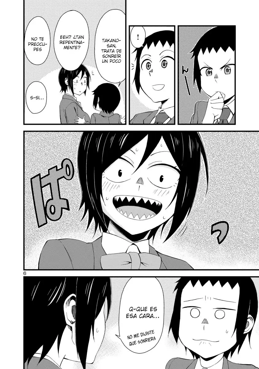 Hitomi-chan es Timida con los Extraños capítulo 2, página 6
