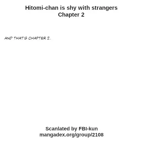 Hitomi-chan es Timida con los Extraños capítulo 2, página 14