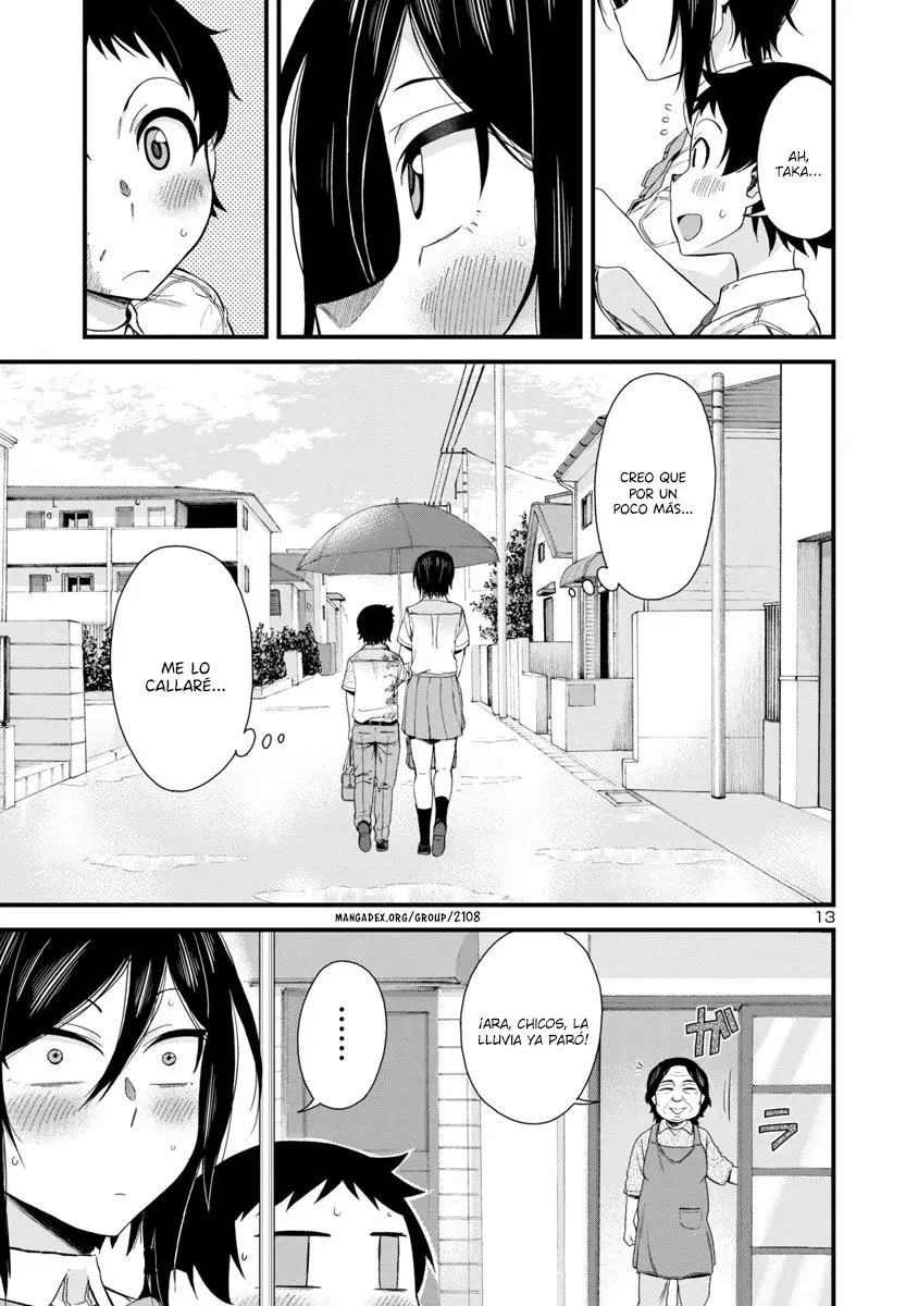 Hitomi-chan es Timida con los Extraños capítulo 20, página 14