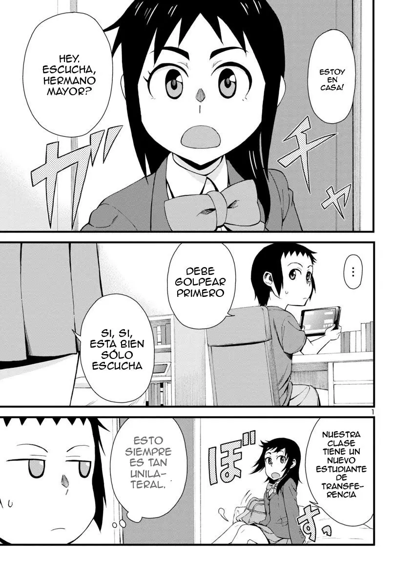 Hitomi-chan es Timida con los Extraños capítulo 3, página 3