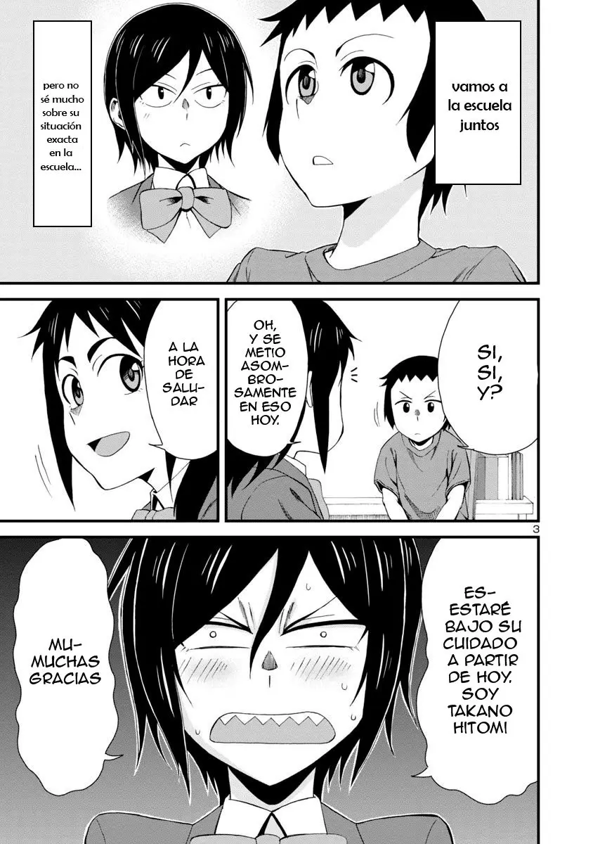Hitomi-chan es Timida con los Extraños capítulo 3, página 5