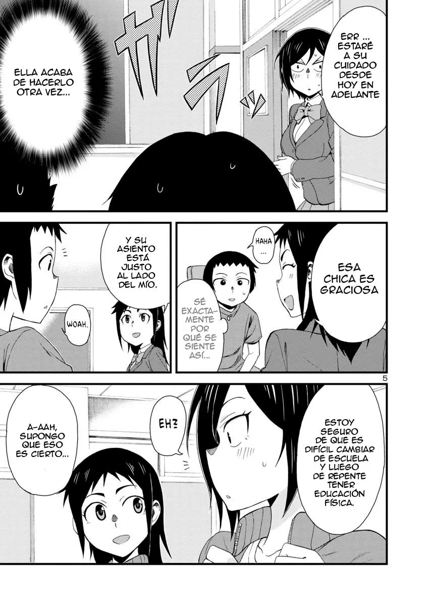 Hitomi-chan es Timida con los Extraños capítulo 3, página 7