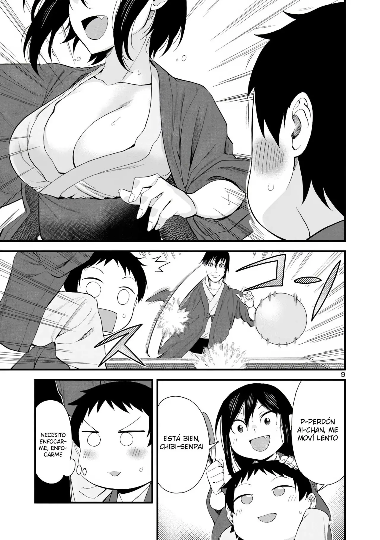 Hitomi-chan es Timida con los Extraños capítulo 51, página 10