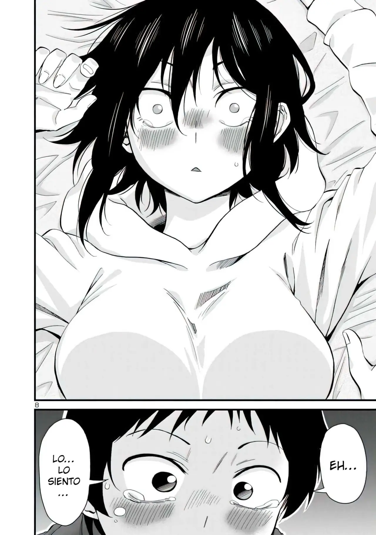Hitomi-chan es Timida con los Extraños capítulo 59, página 9