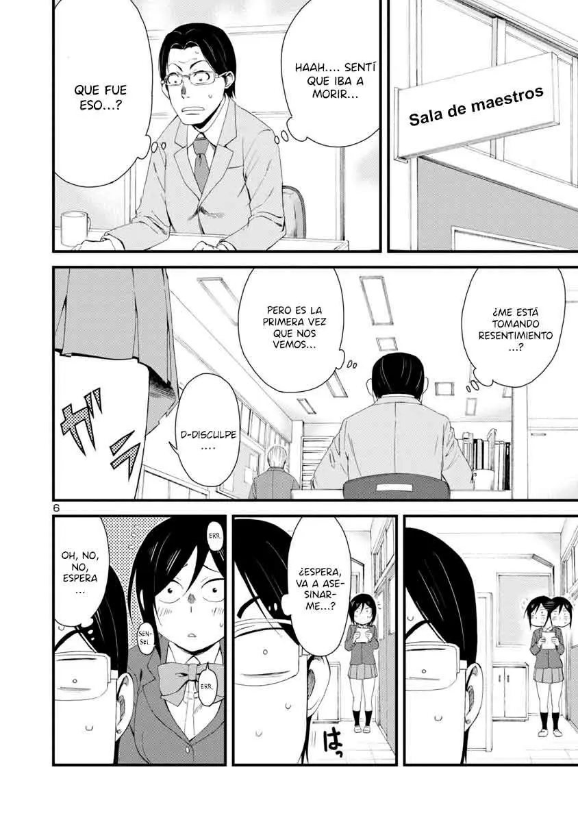 Hitomi-chan es Timida con los Extraños capítulo 6, página 6