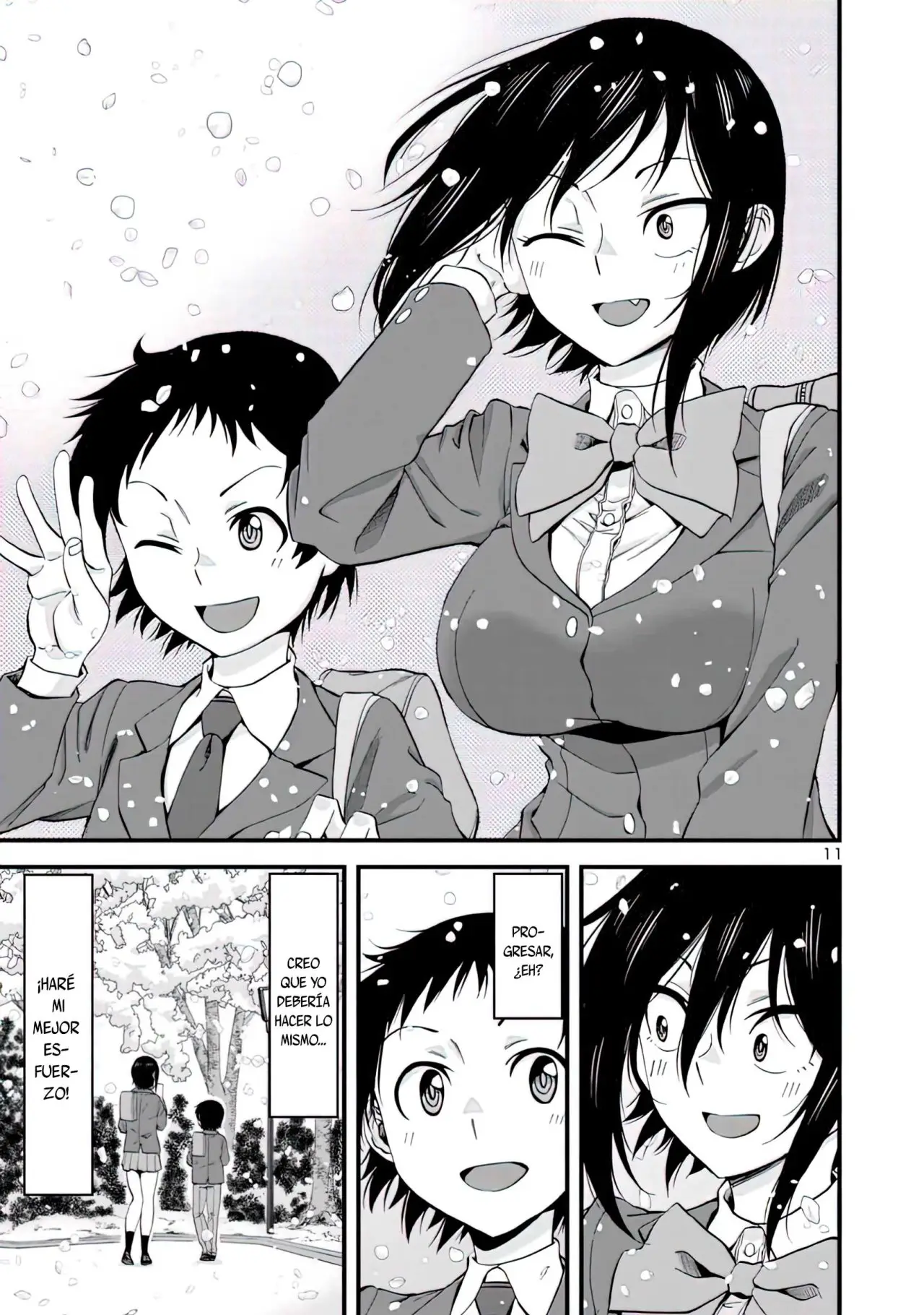 Hitomi-chan es Timida con los Extraños capítulo 60, página 12