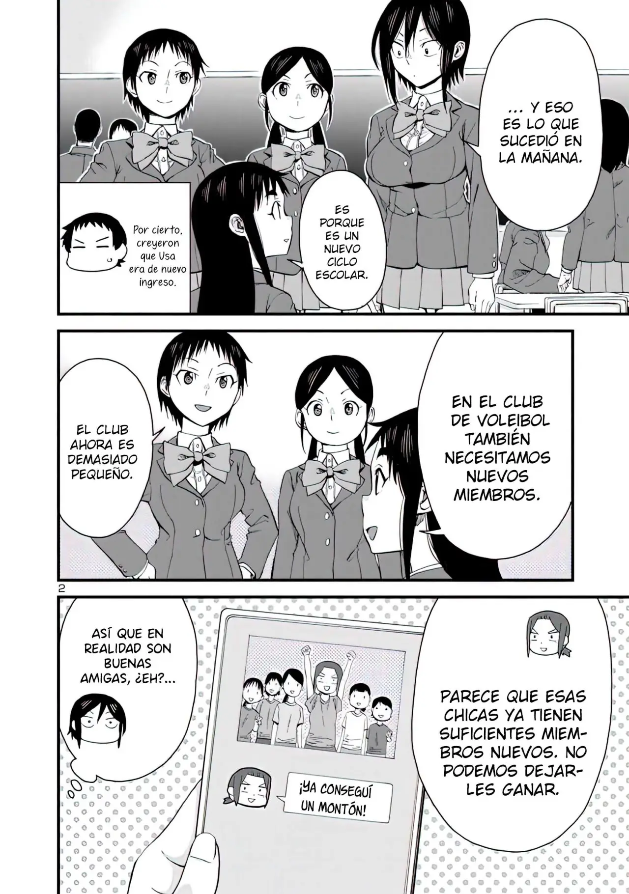 Hitomi-chan es Timida con los Extraños capítulo 61, página 3