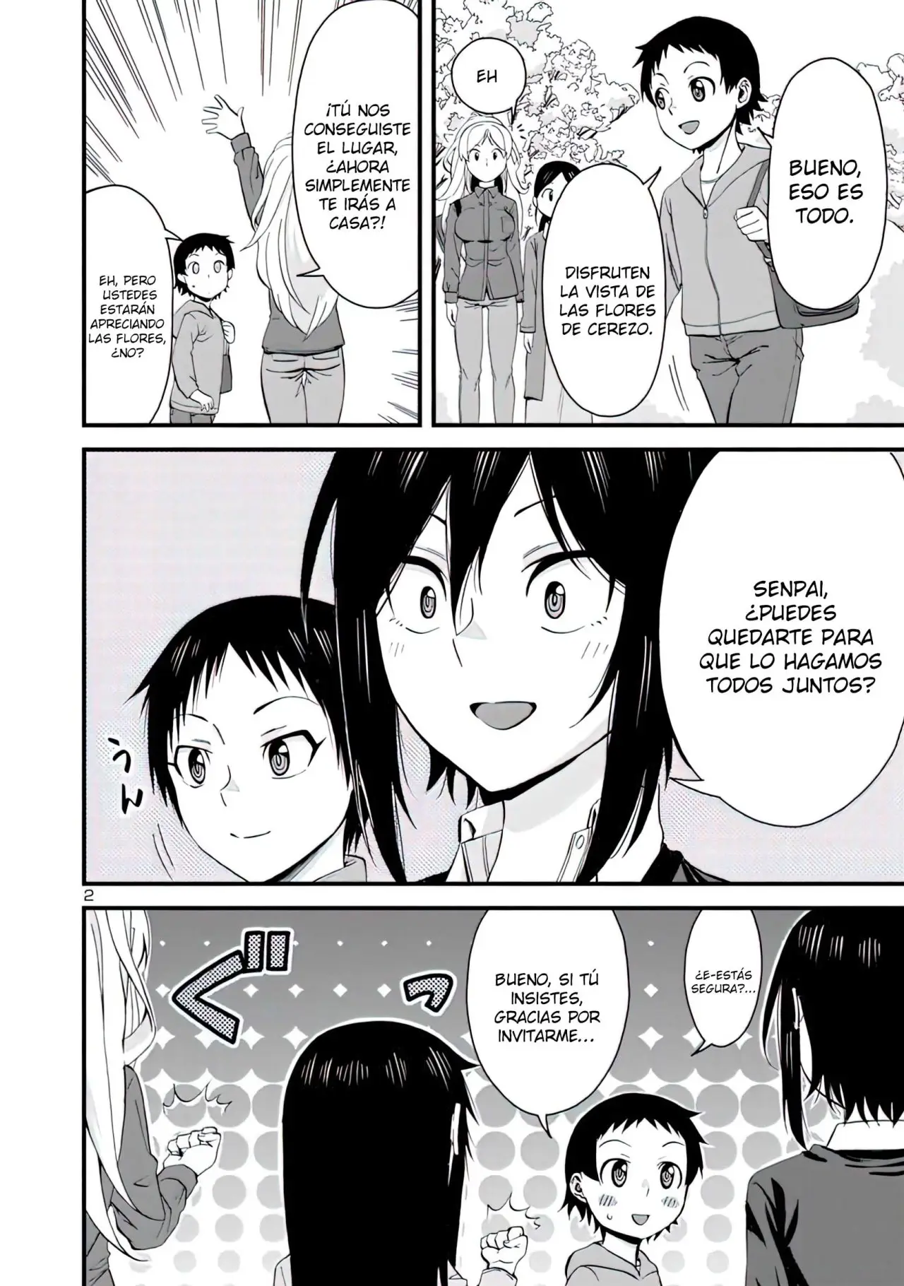 Hitomi-chan es Timida con los Extraños capítulo 62, página 3