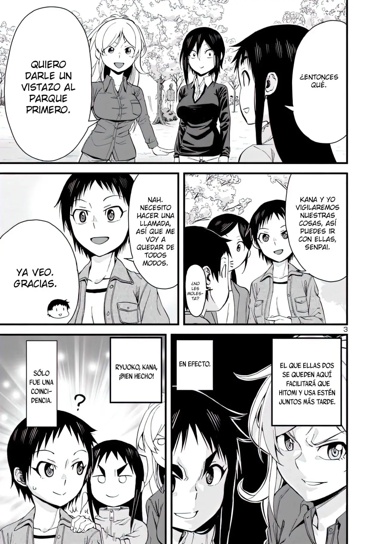 Hitomi-chan es Timida con los Extraños capítulo 62, página 4