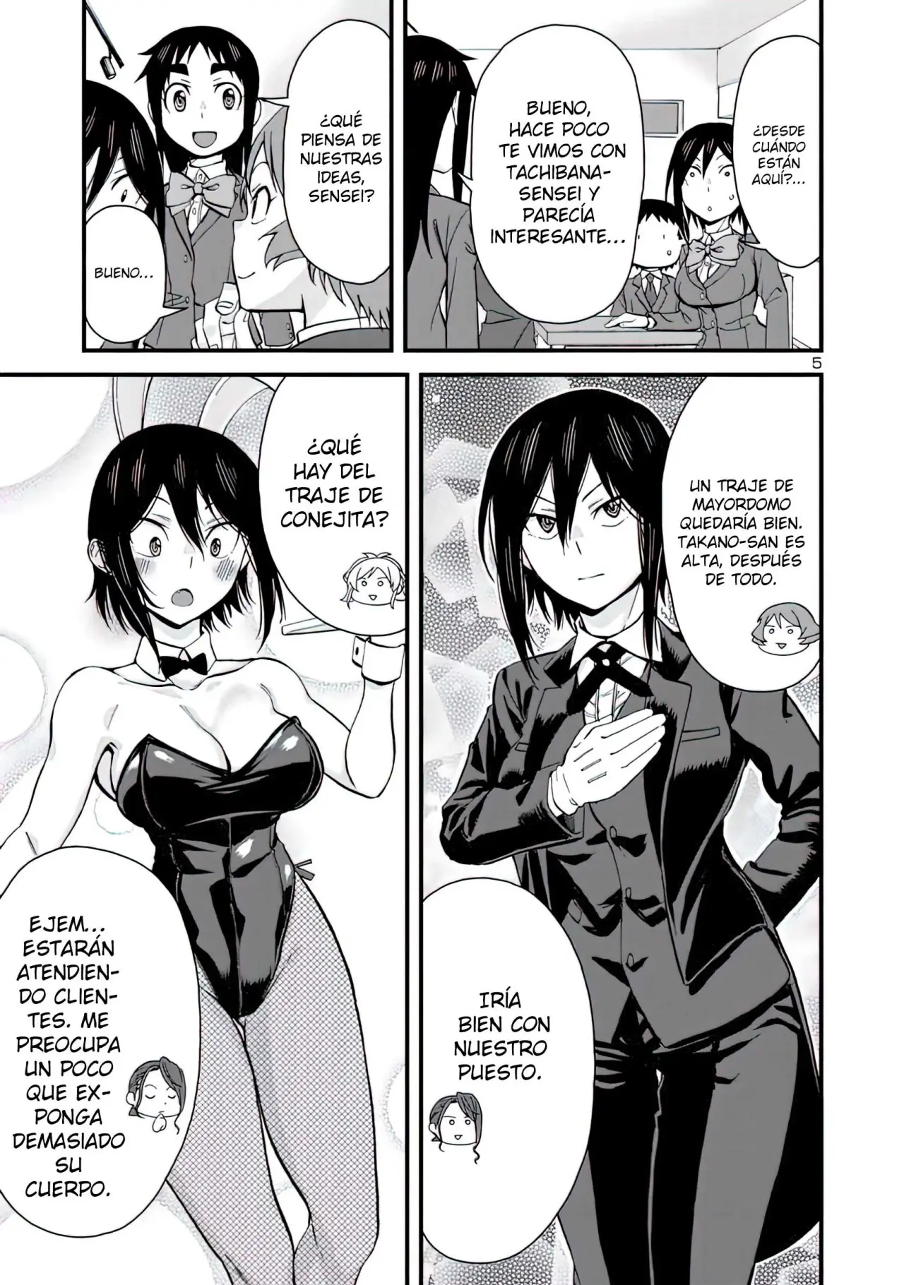 Hitomi-chan es Timida con los Extraños capítulo 63, página 6