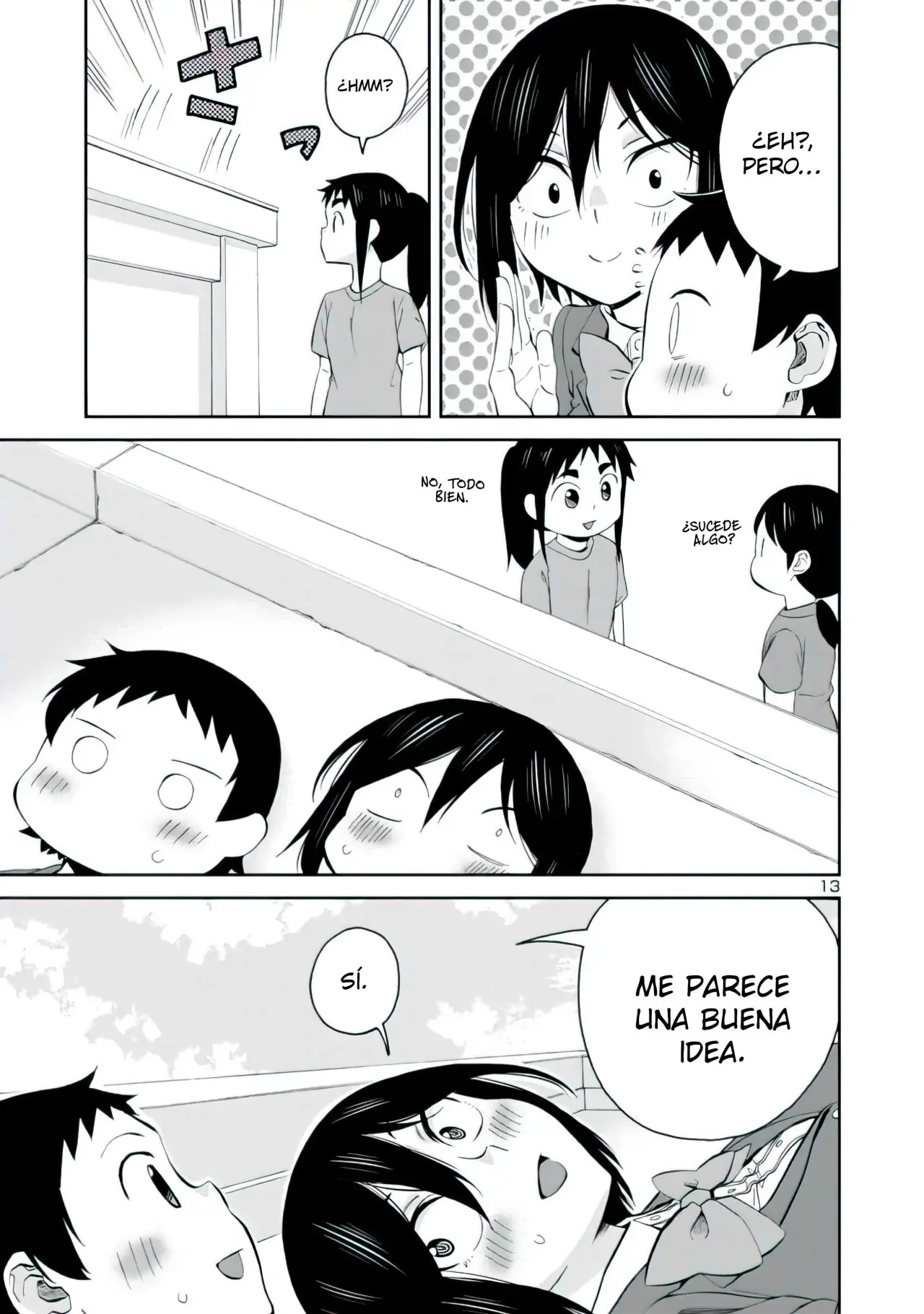 Hitomi-chan es Timida con los Extraños capítulo 64, página 14