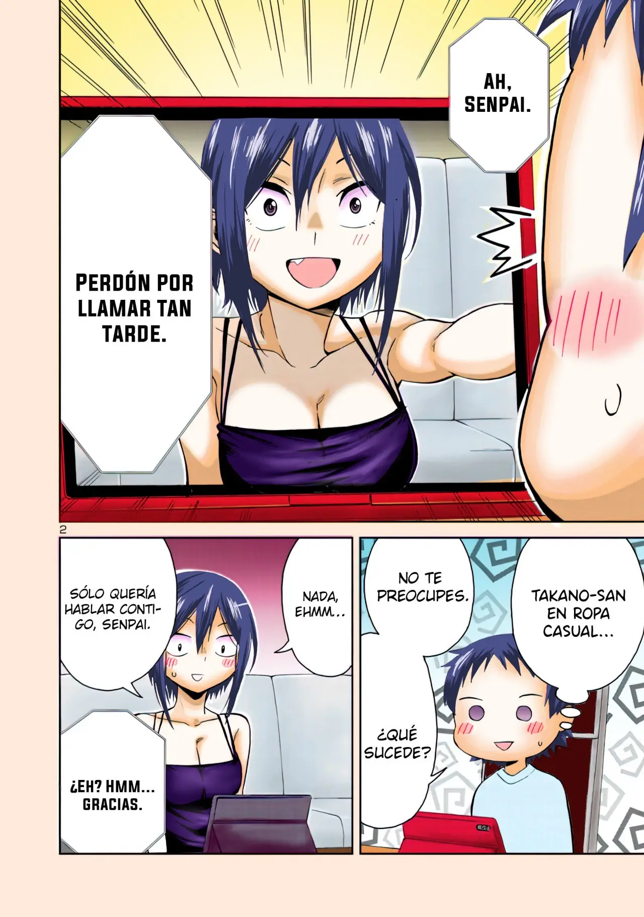 Hitomi-chan es Timida con los Extraños capítulo 65, página 3