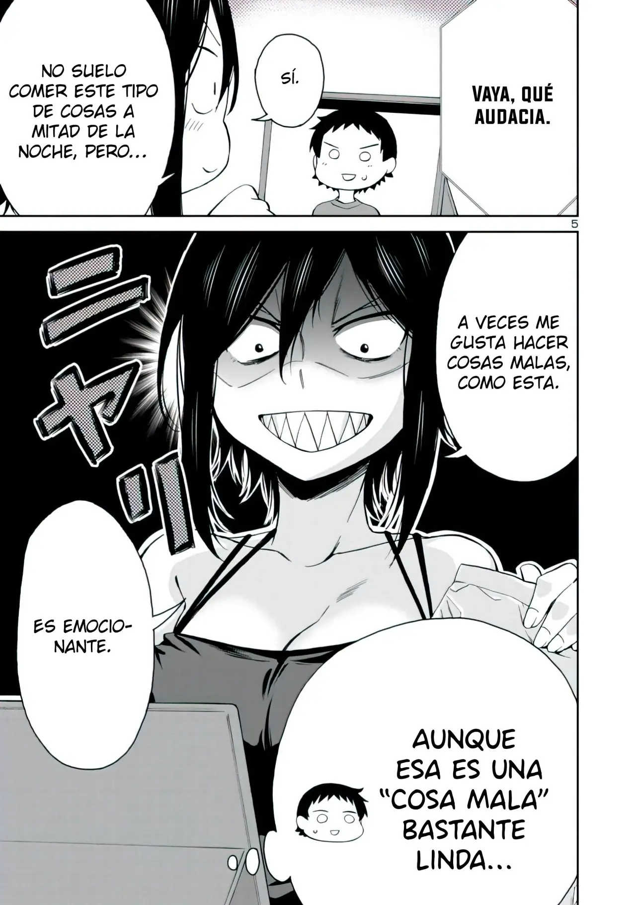 Hitomi-chan es Timida con los Extraños capítulo 65, página 6