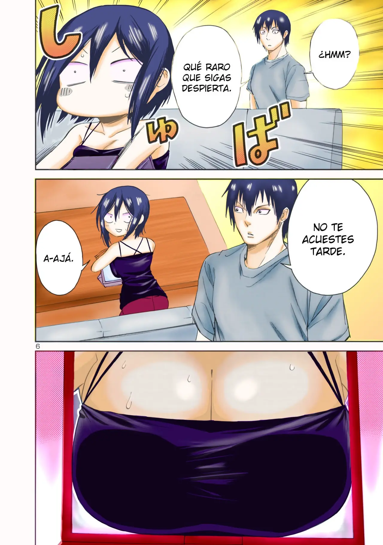 Hitomi-chan es Timida con los Extraños capítulo 65, página 7