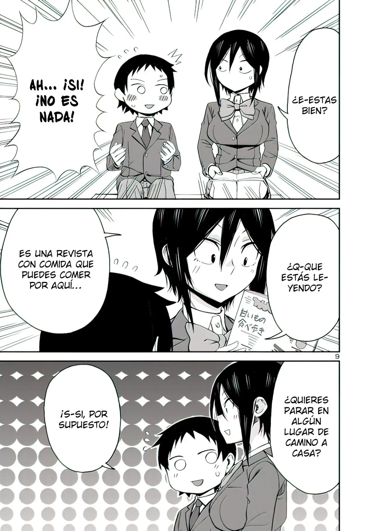 Hitomi-chan es Timida con los Extraños capítulo 69, página 10