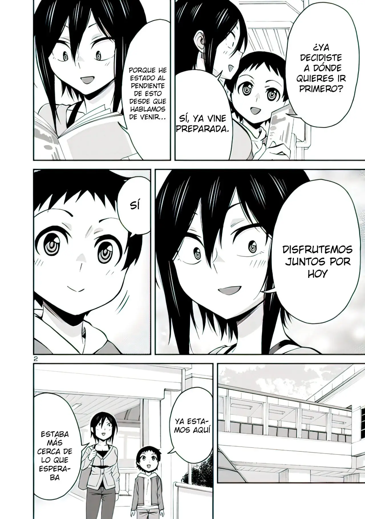 Hitomi-chan es Timida con los Extraños capítulo 71, página 3