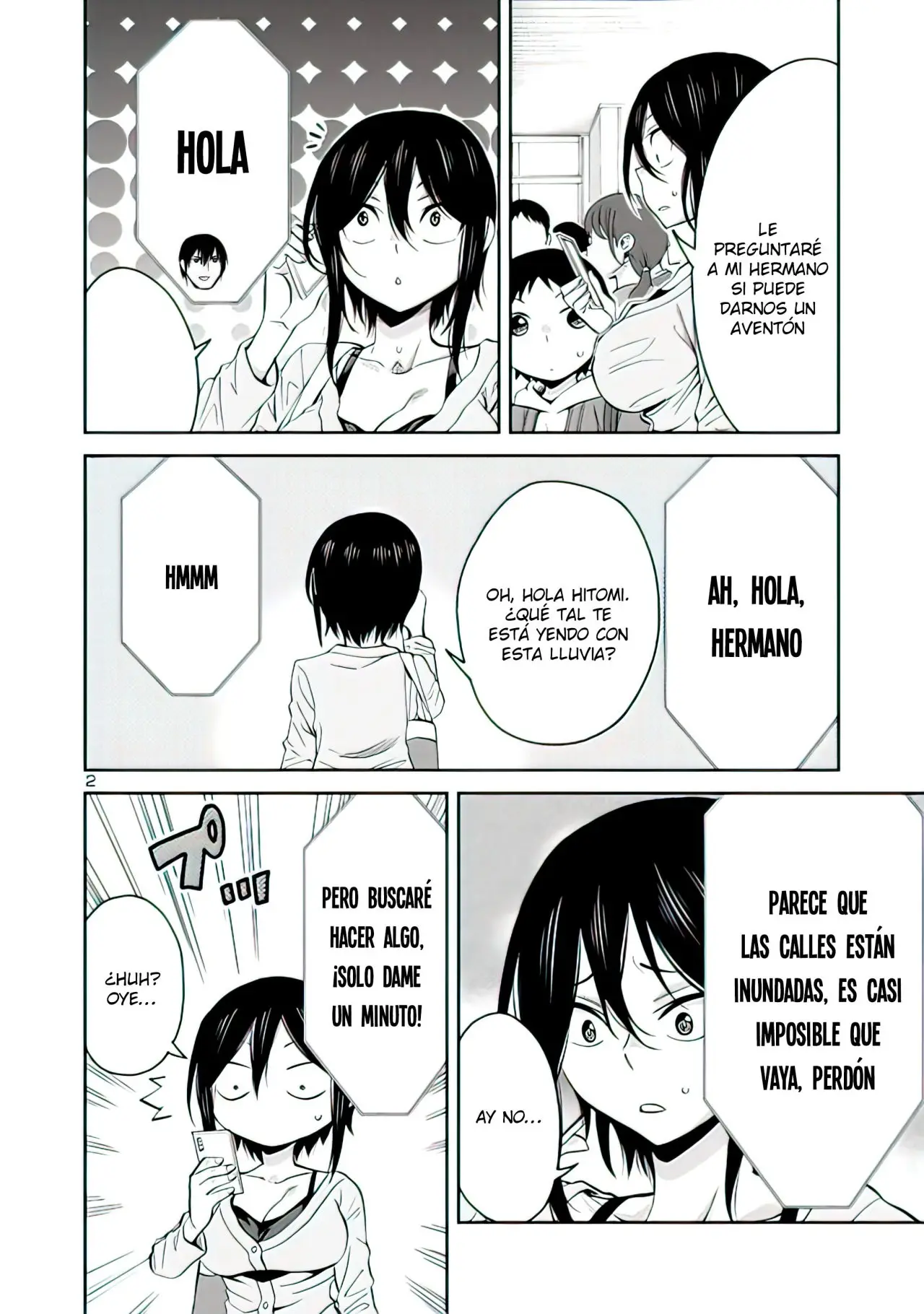 Hitomi-chan es Timida con los Extraños capítulo 72, página 3