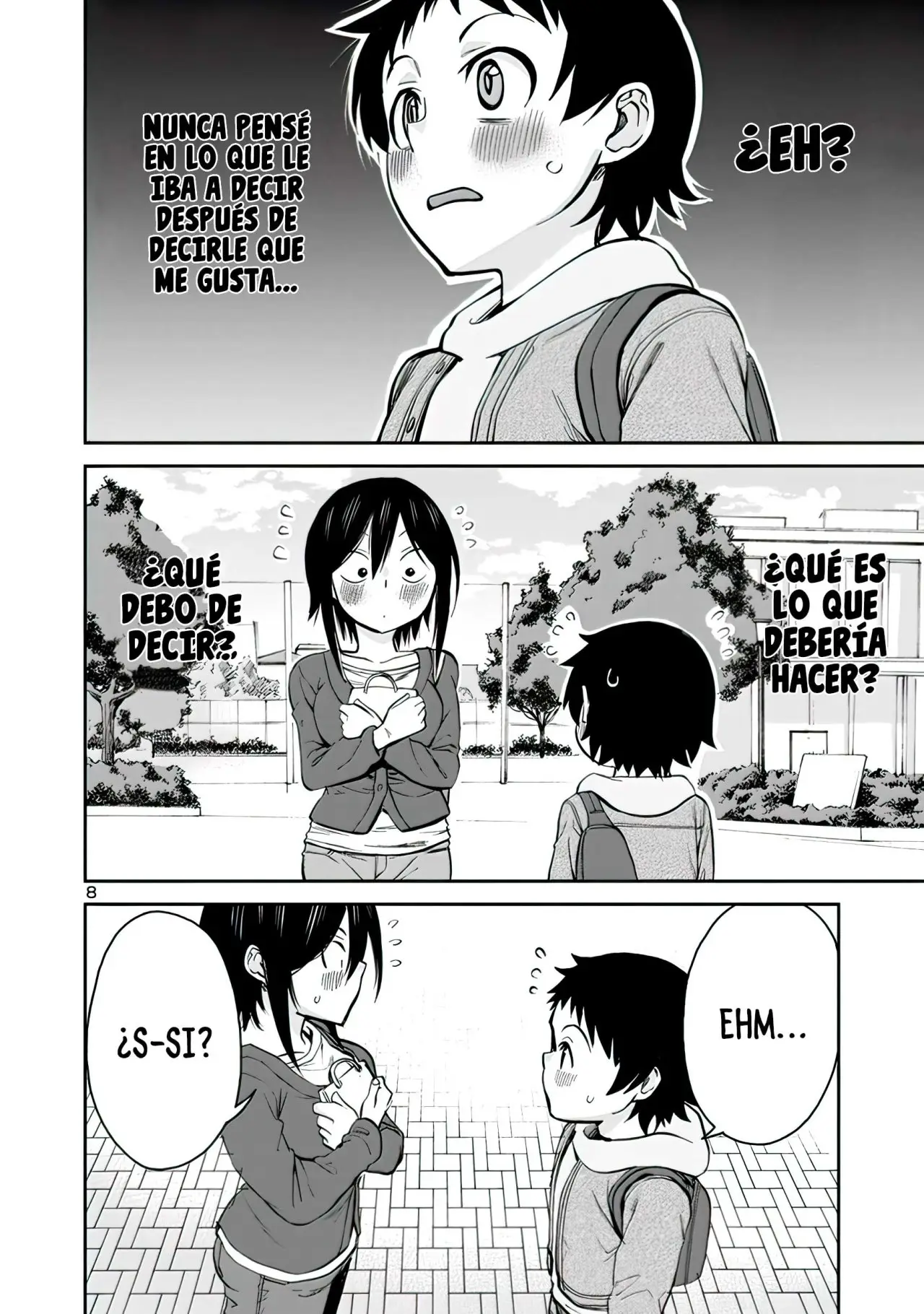 Hitomi-chan es Timida con los Extraños capítulo 85, página 10