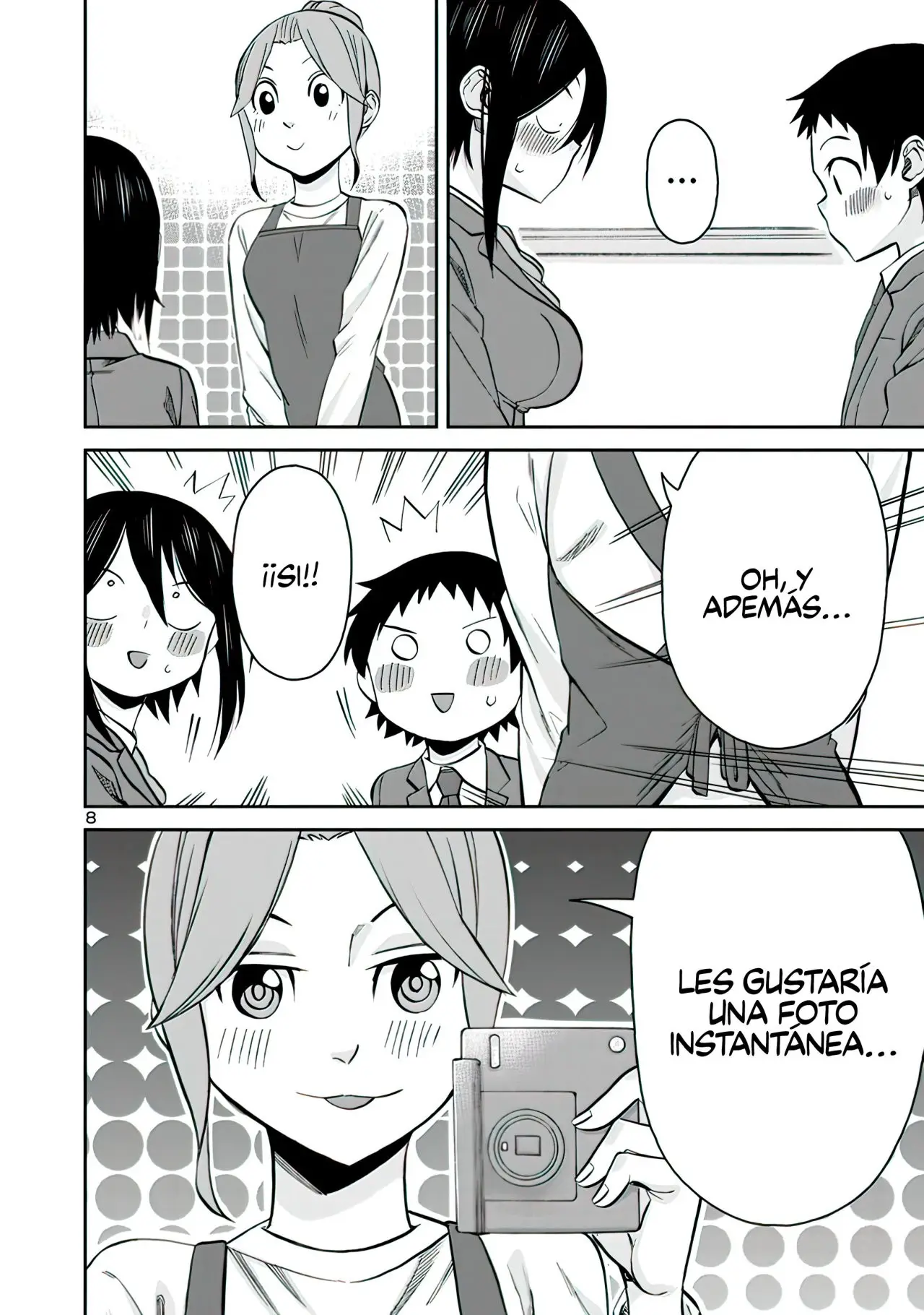 Hitomi-chan es Timida con los Extraños capítulo 87, página 10