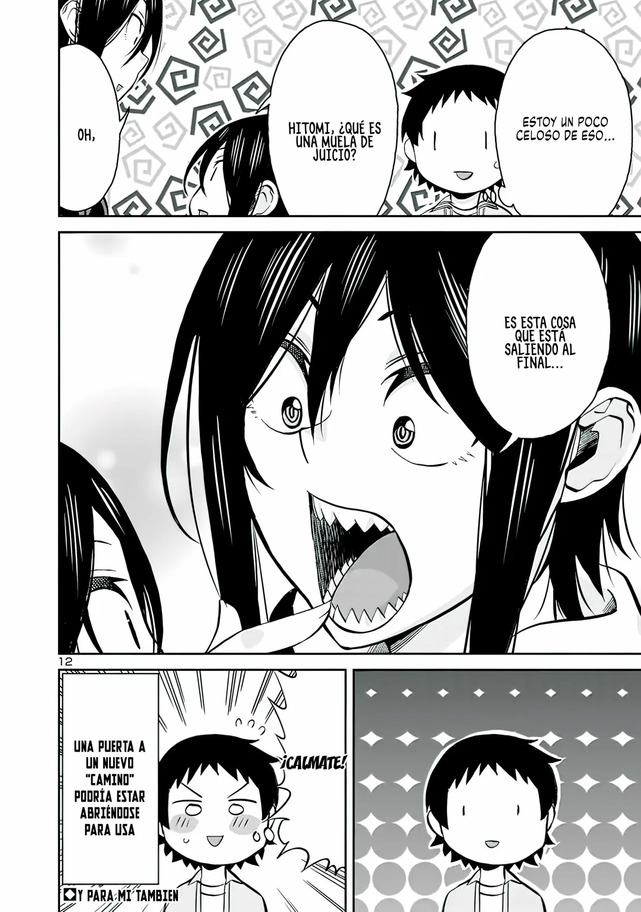 Hitomi-chan es Timida con los Extraños capítulo 88, página 14