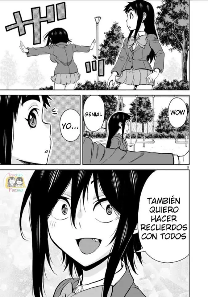 Hitomi-chan es Timida con los Extraños capítulo 93, página 10