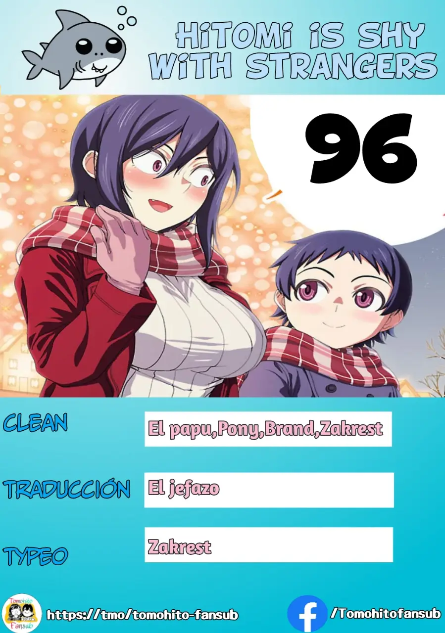 Hitomi-chan es Timida con los Extraños capítulo 96, página 1