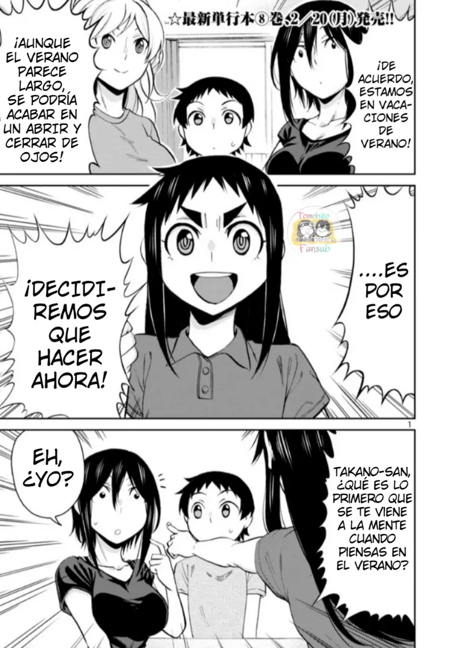 Hitomi-chan es Timida con los Extraños capítulo 97, página 2