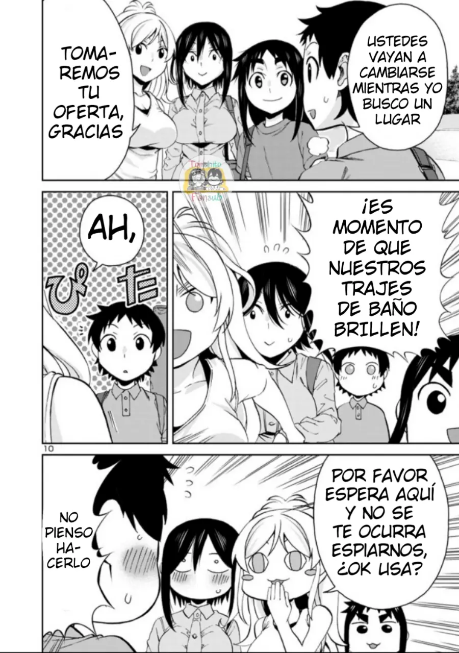 Hitomi-chan es Timida con los Extraños capítulo 97, página 10