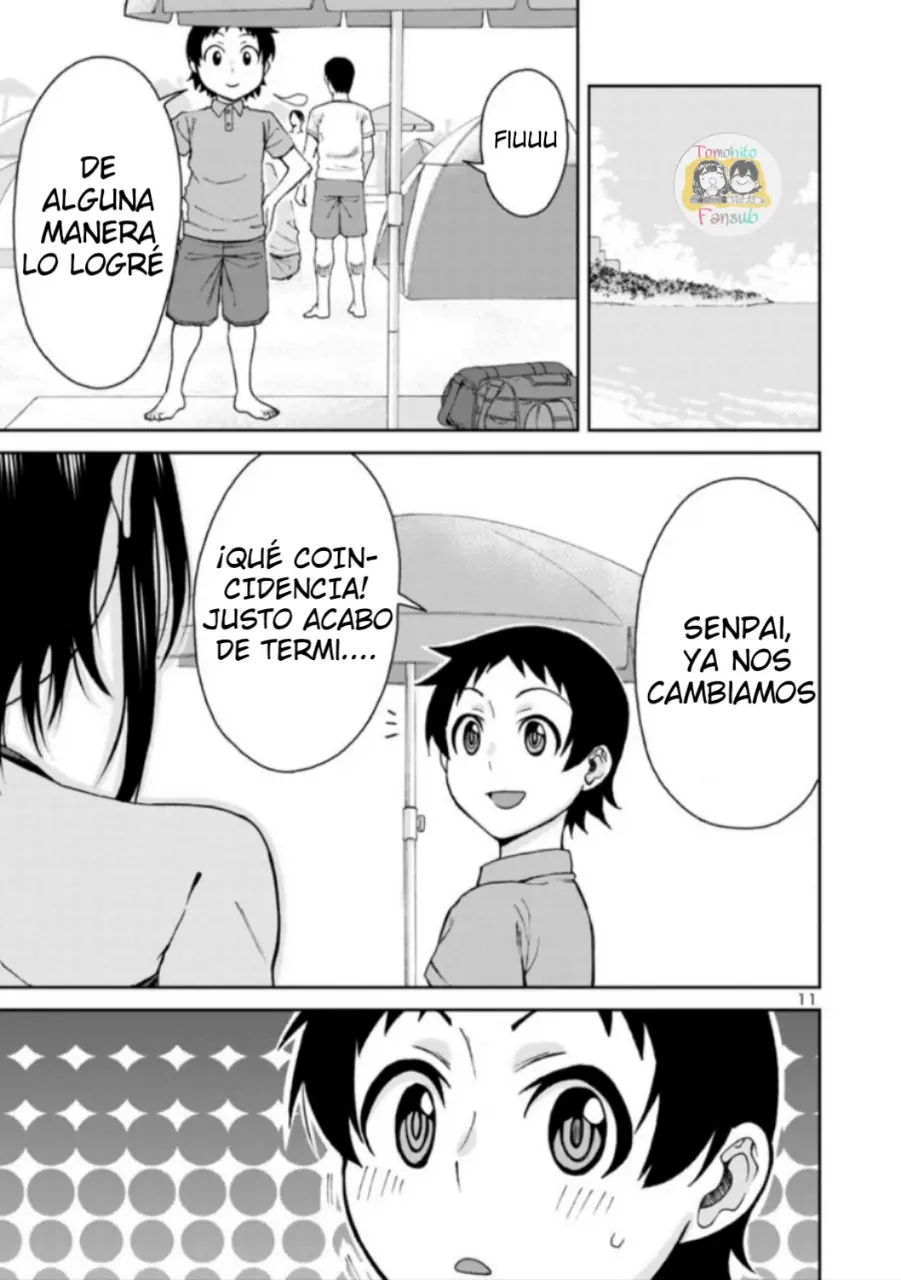 Hitomi-chan es Timida con los Extraños capítulo 97, página 11