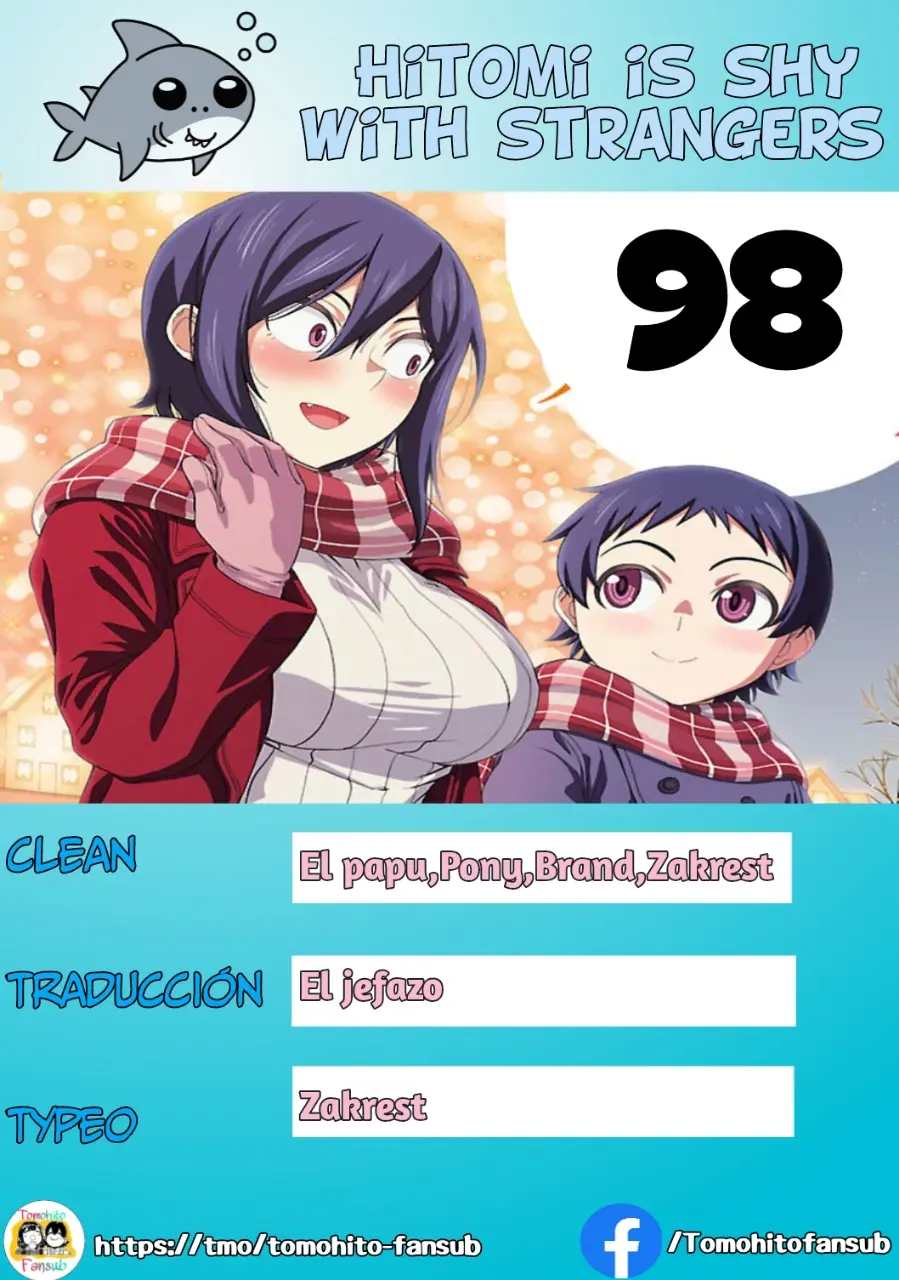 Hitomi-chan es Timida con los Extraños capítulo 98, página 1