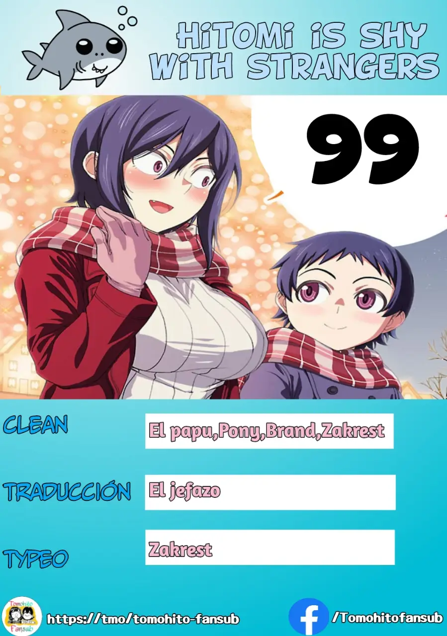 Hitomi-chan es Timida con los Extraños capítulo 99, página 1