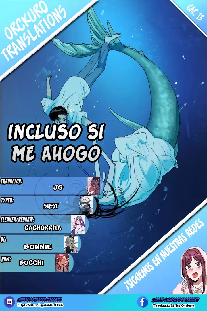 Incluso si me Ahogo capítulo 13, página 1