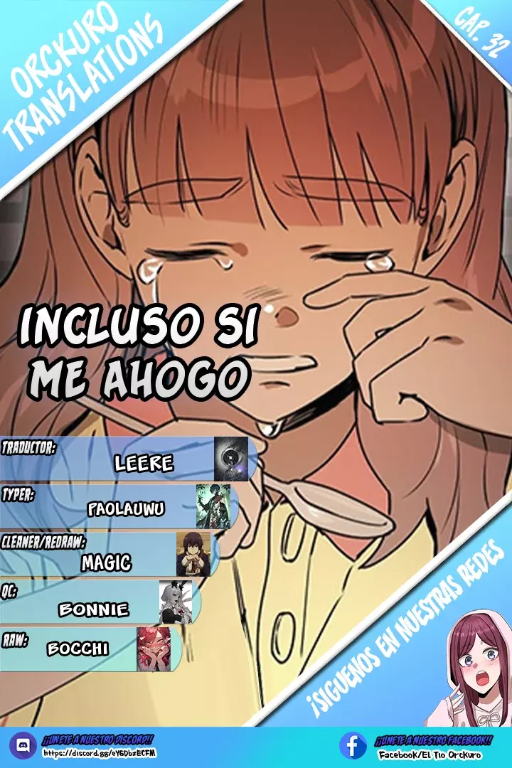 Incluso si me Ahogo capítulo 32, página 1