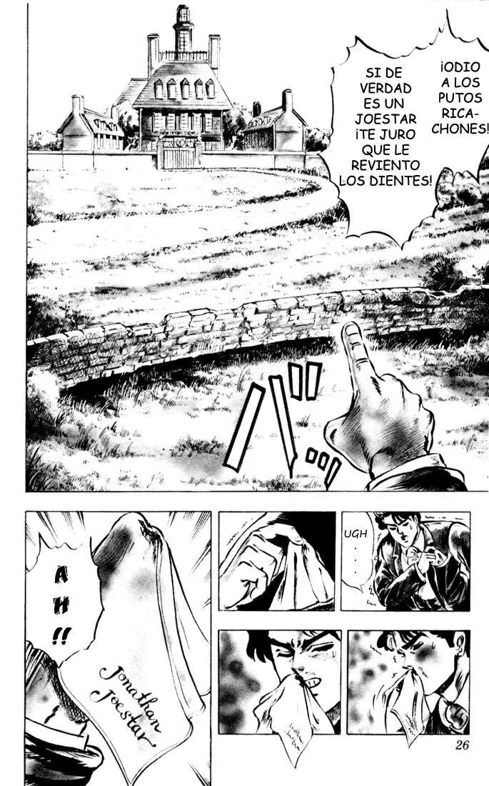 JoJo's Bizarre Adventure - Part 1: Phantom Blood capítulo 1, página 28