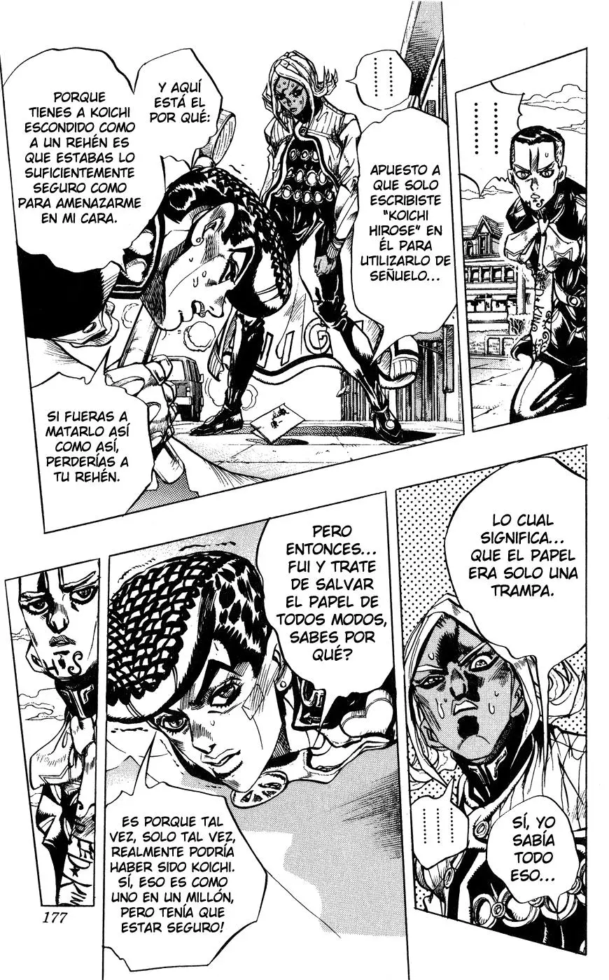 JoJo's Bizarre Adventure - Parte 4: Diamond Is Unbreakable capítulo 142, página 9