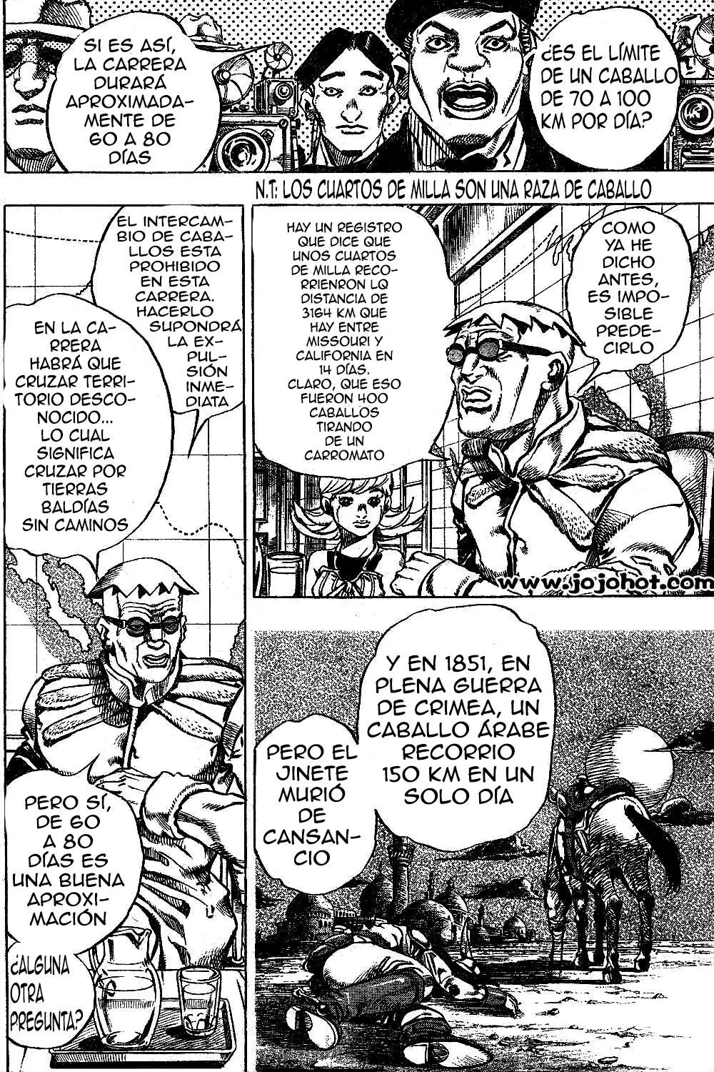 JoJo’s Bizarre Adventure – Parte 7: Steel Ball Run capítulo 1, página 37