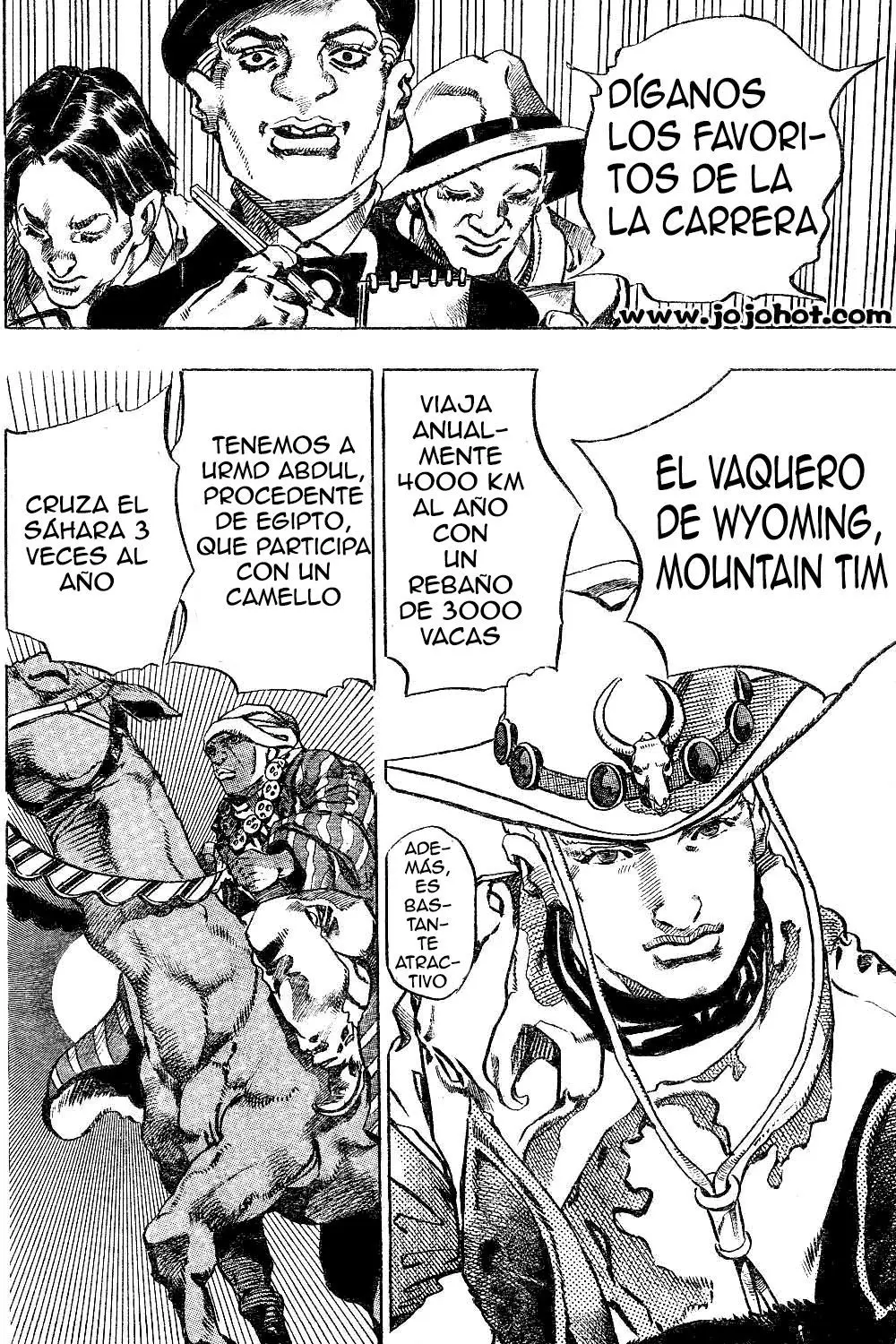 JoJo’s Bizarre Adventure – Parte 7: Steel Ball Run capítulo 1, página 39