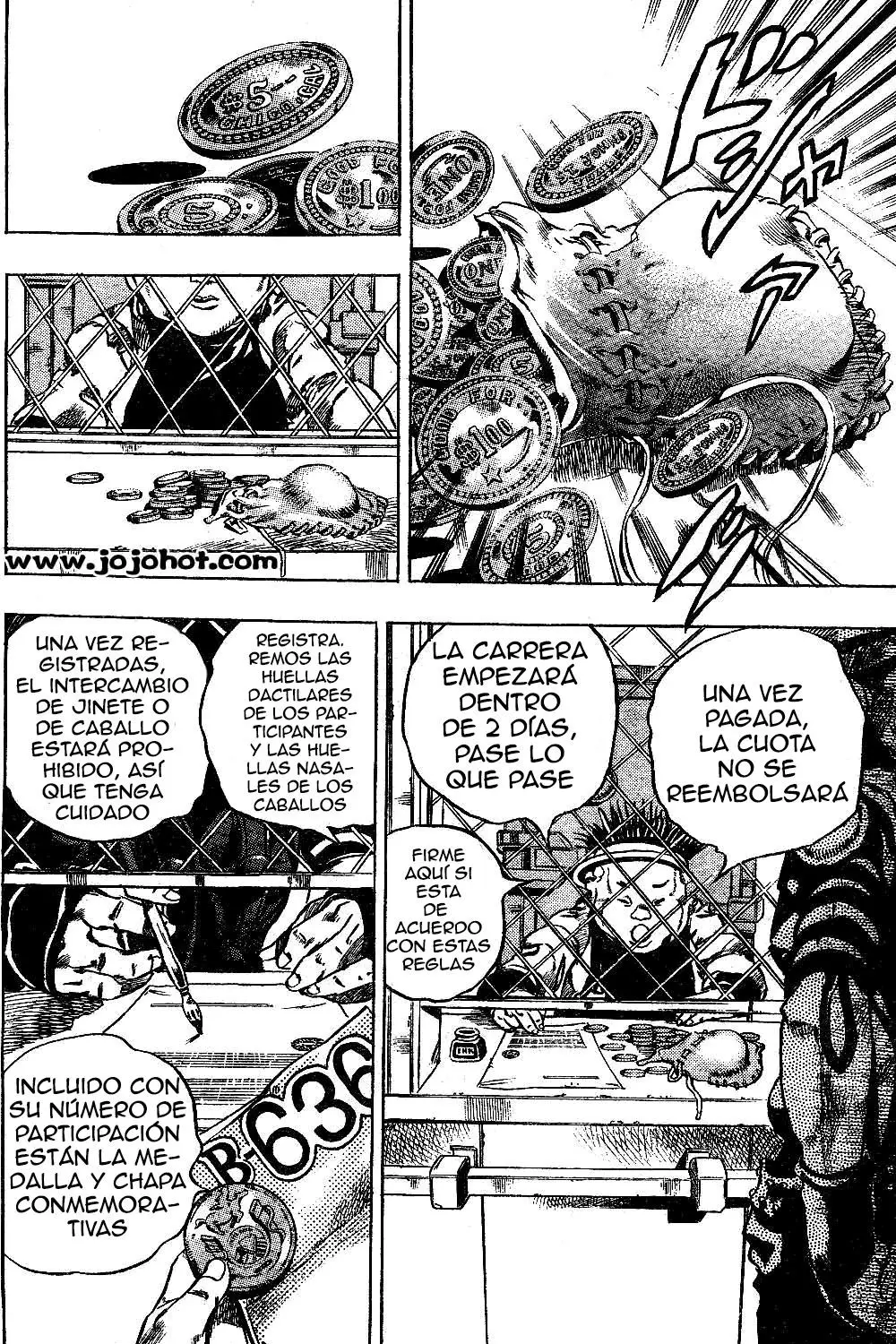JoJo’s Bizarre Adventure – Parte 7: Steel Ball Run capítulo 1, página 43