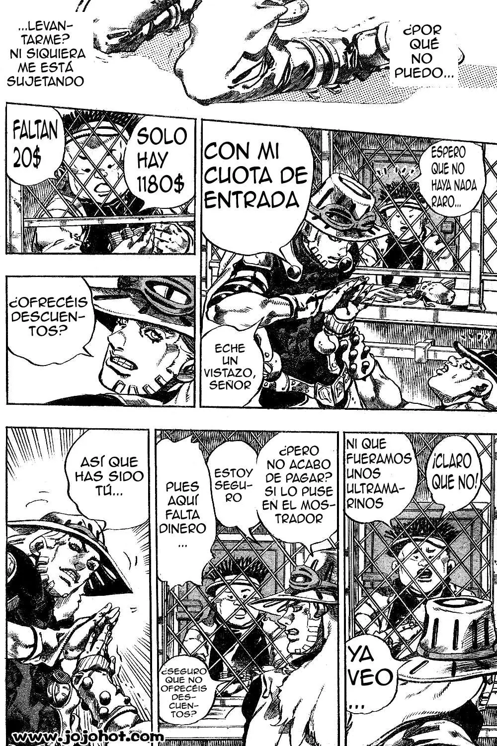 JoJo’s Bizarre Adventure – Parte 7: Steel Ball Run capítulo 1, página 49