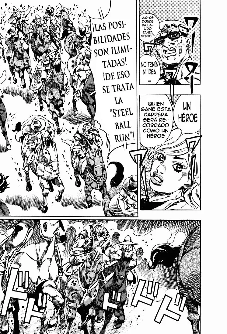JoJo’s Bizarre Adventure – Parte 7: Steel Ball Run capítulo 10, página 17